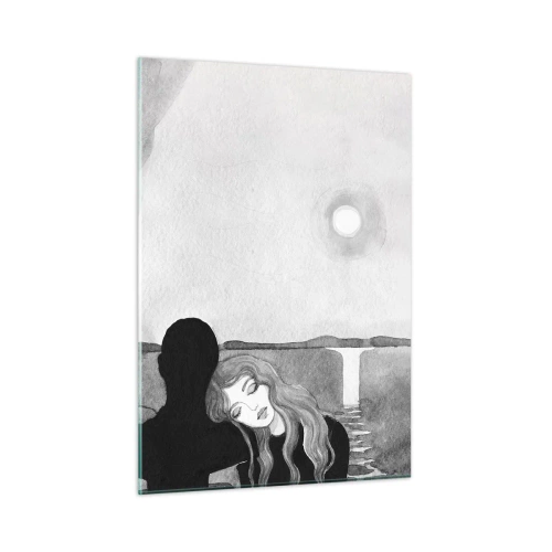 Glass picture - Always a Secret - 50x70 cm