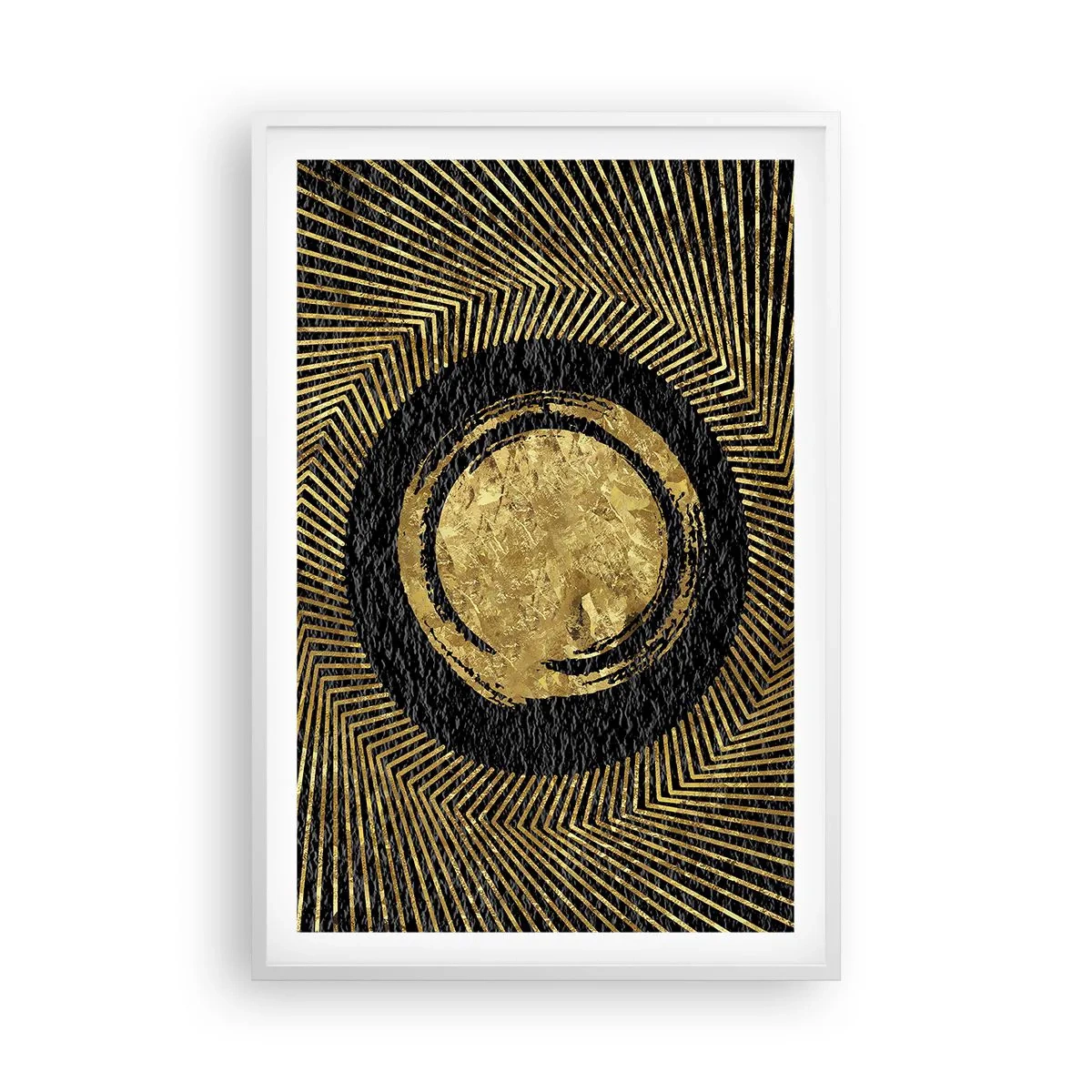 Poster in white frmae - Composition Glamour - 61x91 cm