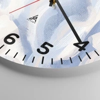 Clock face with numbers