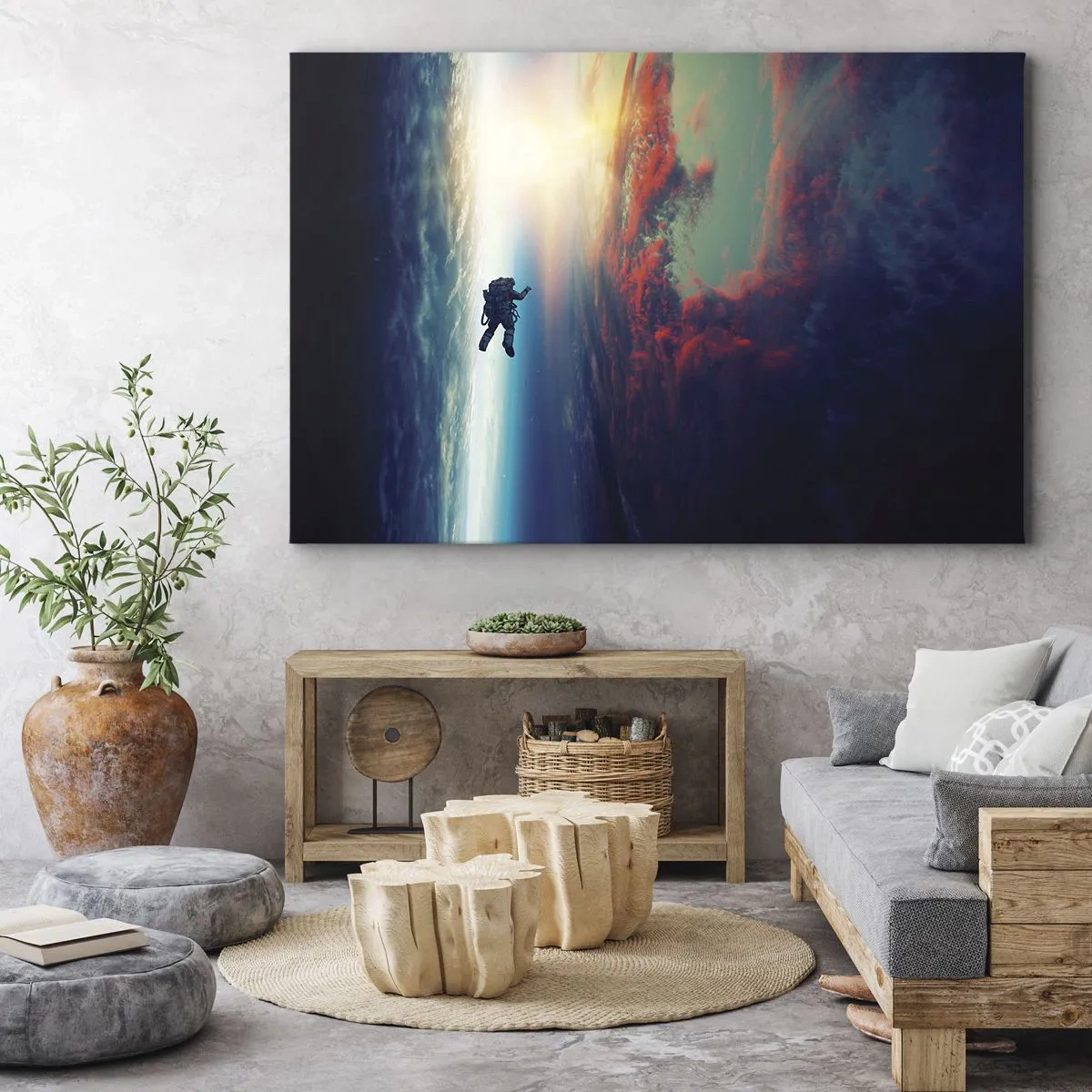Canvas picture - Confronting the Universe - 100x70 cm