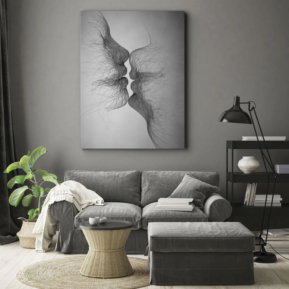 Canvas picture - Kiss of the Wind - 50x70 cm