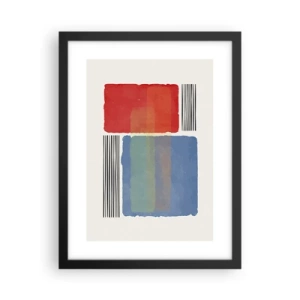 Poster in black frame - Spirit and Letter of Geometry - 30x40 cm