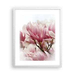 Poster in white frmae - Spring Flowers - 40x50 cm