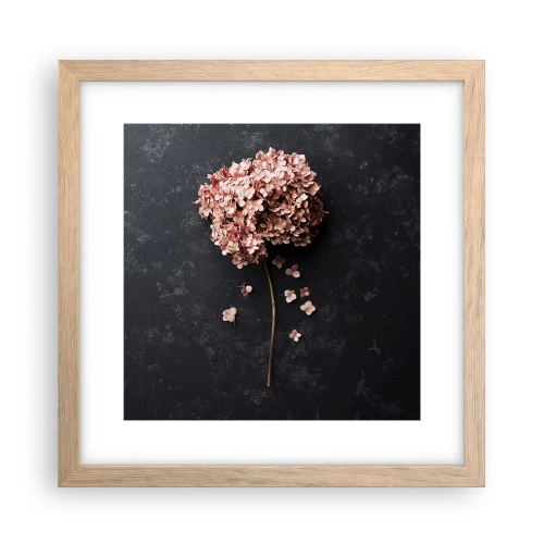 Poster in light oak frame - Trully Romantic Sign - 30x30 cm