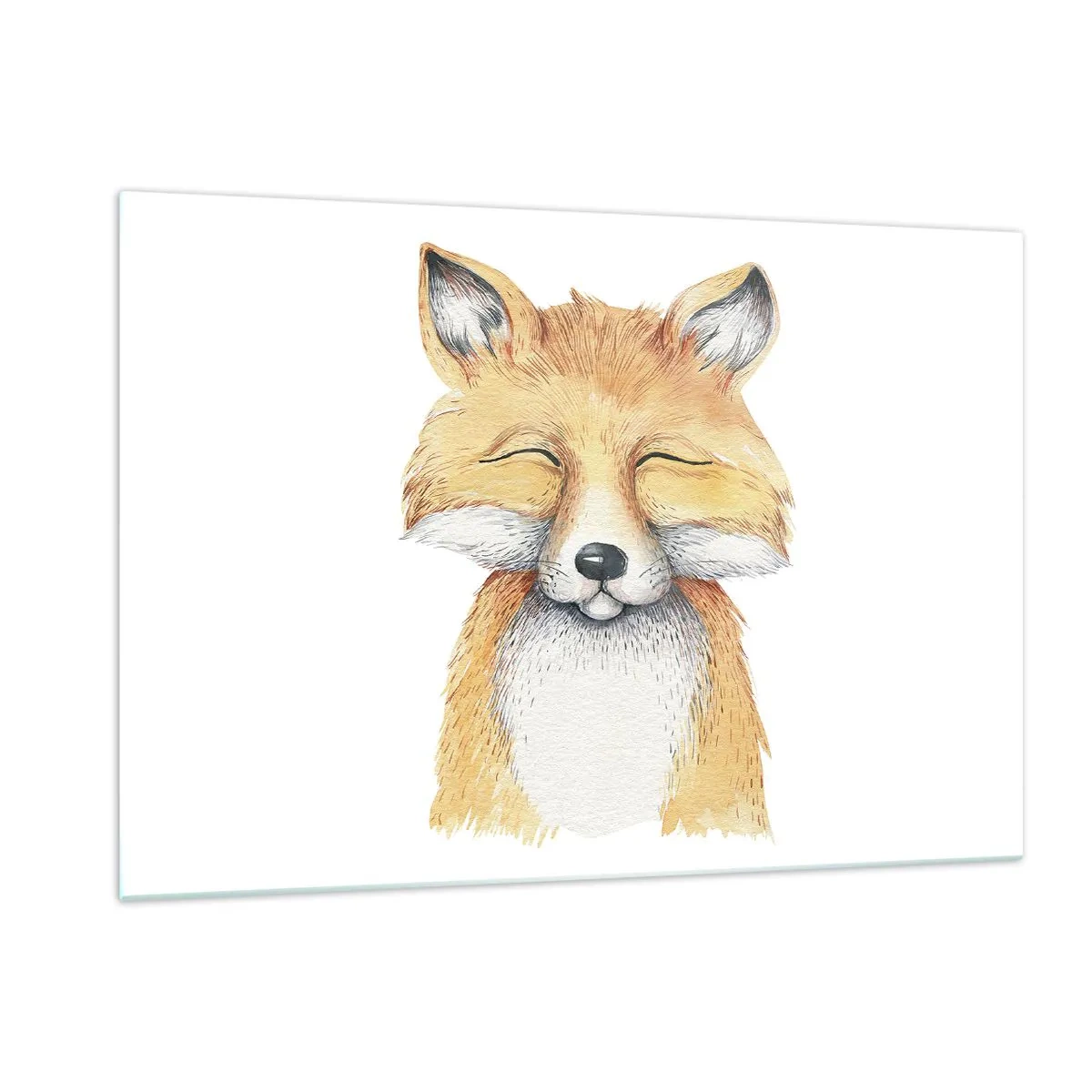 Glass picture - Fox Moods - 120x80 cm