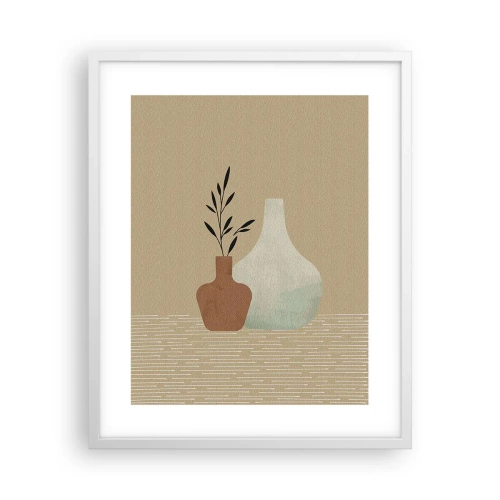 Poster in white frmae - Vase and Idea of It - 40x50 cm