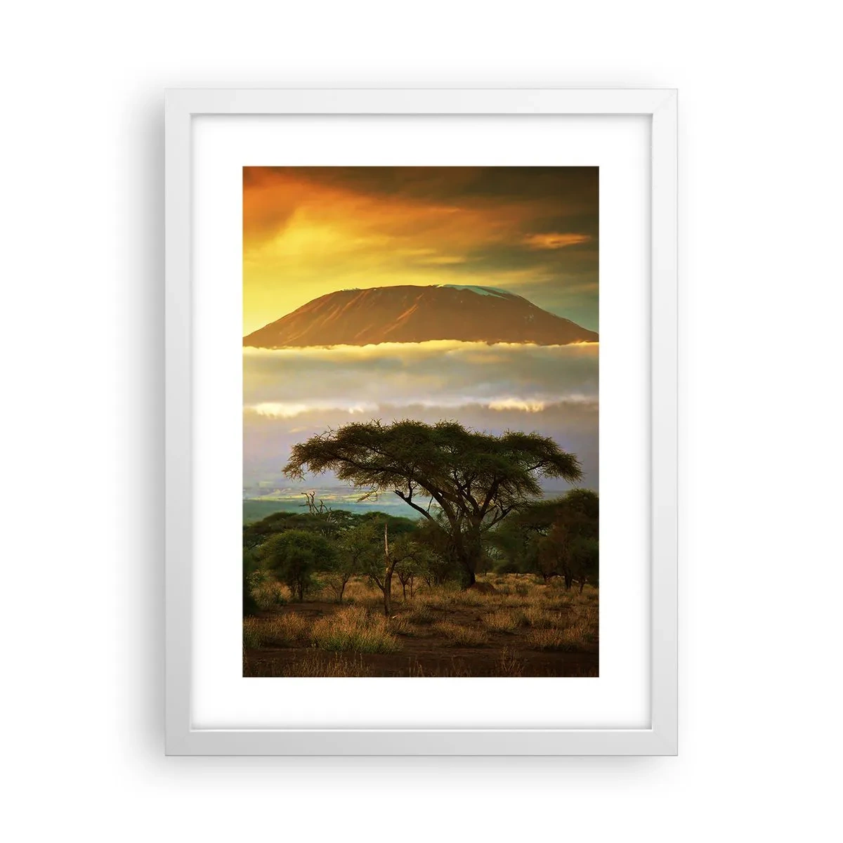 Poster in white frmae - Traveller's Dream - 30x40 cm