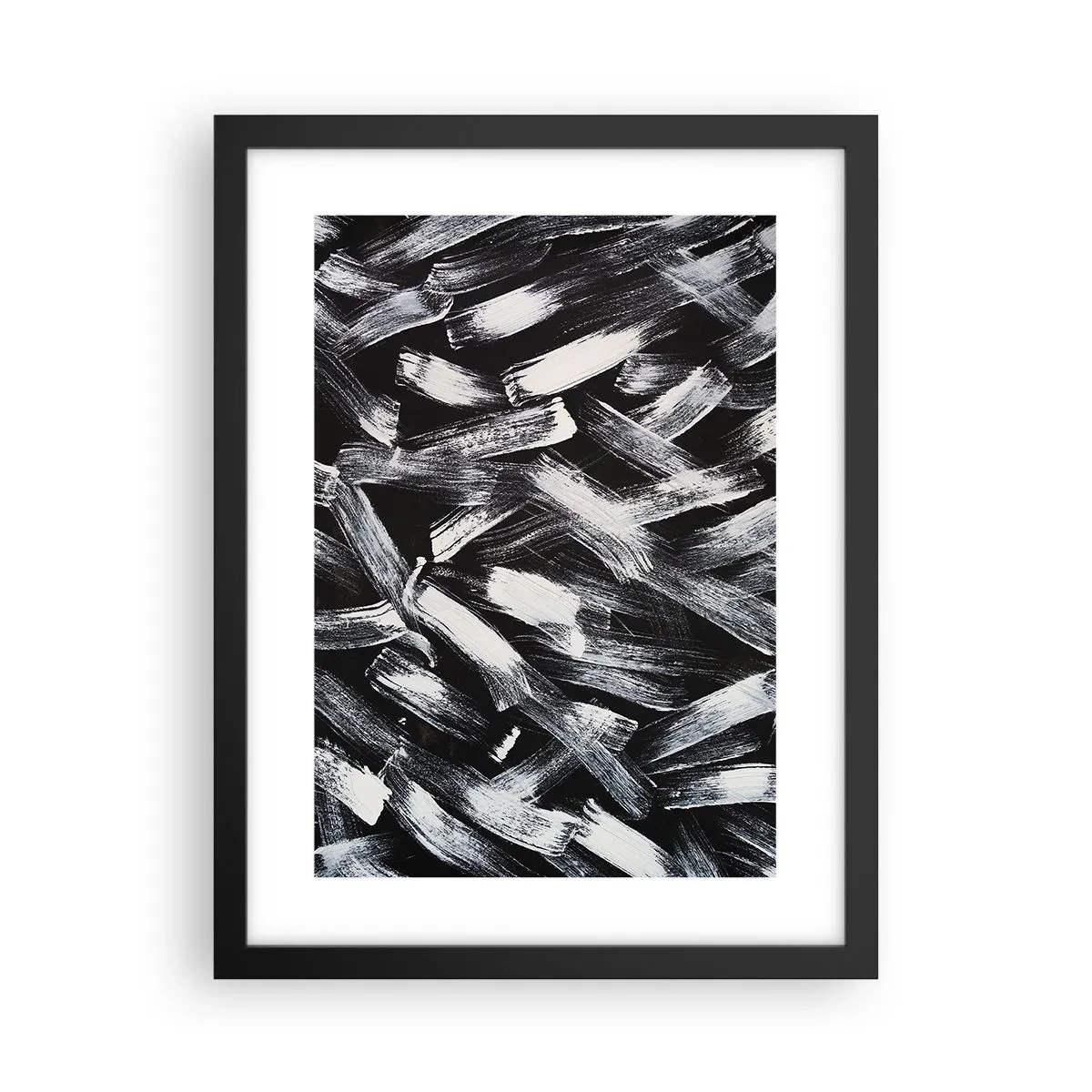 Poster in black frame - Abstract in Industrial Spirit - 30x40 cm