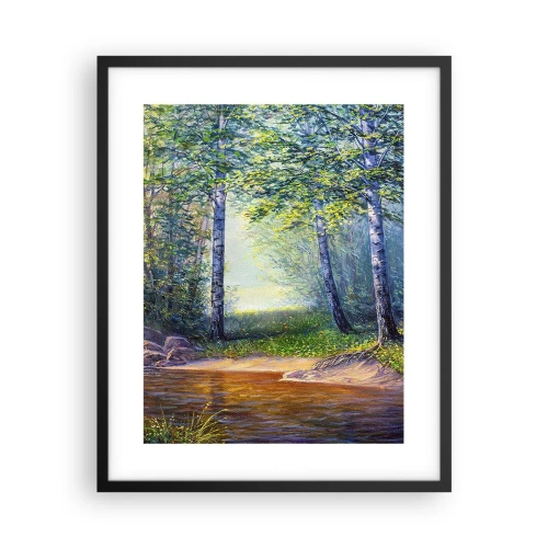 Poster in black frame - Idyllic Scenery - 40x50 cm