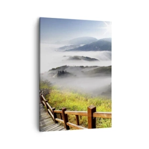 Canvas picture - Woven from Glare and Mist - 50x70 cm