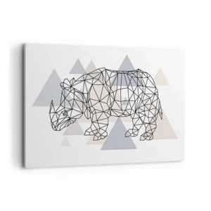Canvas picture - Structure of Strength - 100x70 cm