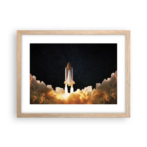 Poster in light oak frame - As Astra! - 40x30 cm