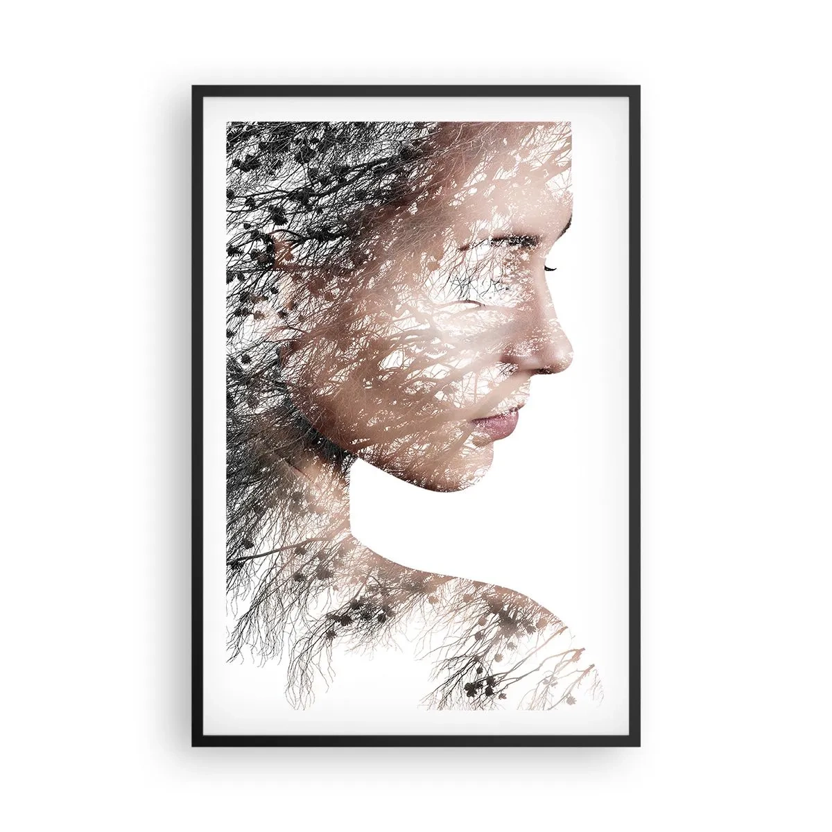Poster in black frame - Spirit of a Forest - 61x91 cm