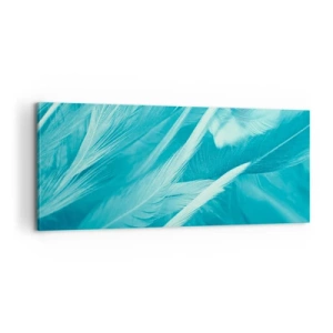 Canvas picture - Drowning in Feathers - 100x40 cm