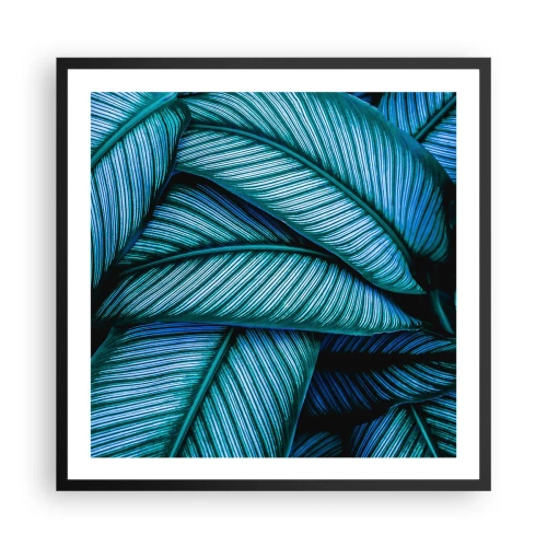 Poster in black frame - Lifelines - 60x60 cm