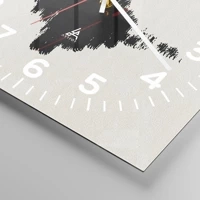 Clock face with numbers