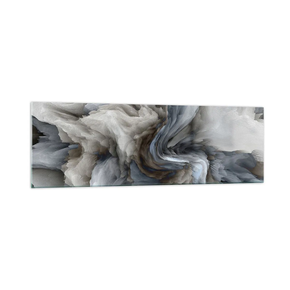 Glass picture - Stone and Flower - 160x50 cm