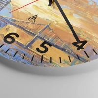 Clock face with numbers