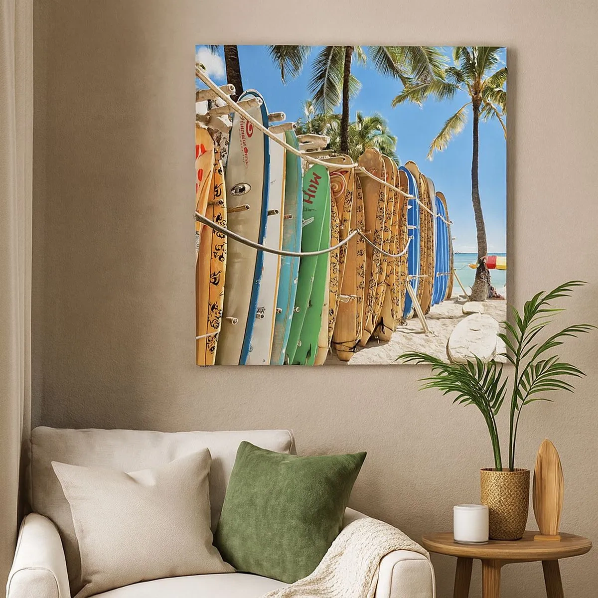 Canvas picture - Sunny Fun - 30x30 cm