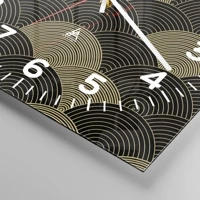 Clock face with numbers