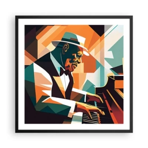Poster in black frame - All that Jazz - 60x60 cm
