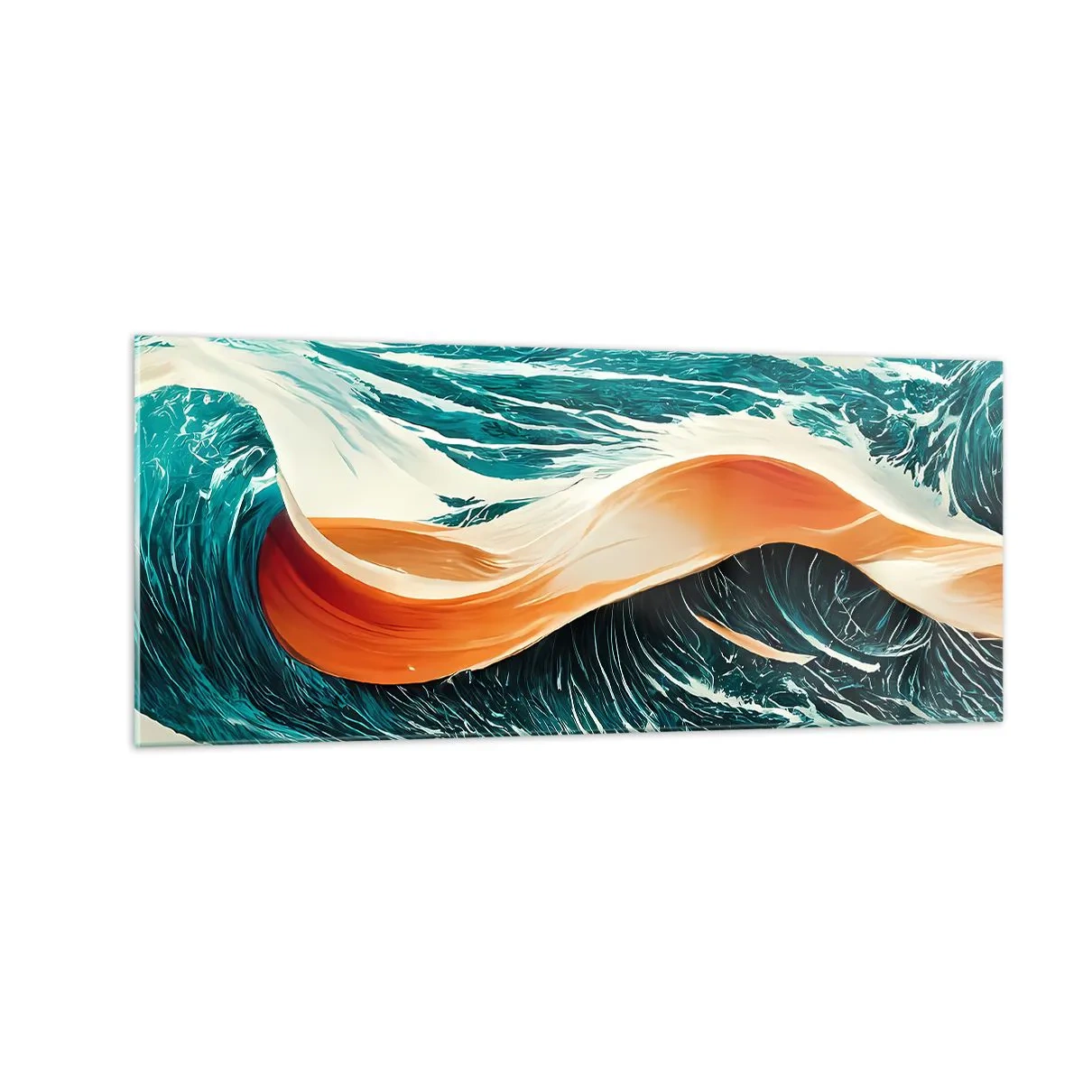 Glass picture - Surfer's Dream - 100x40 cm