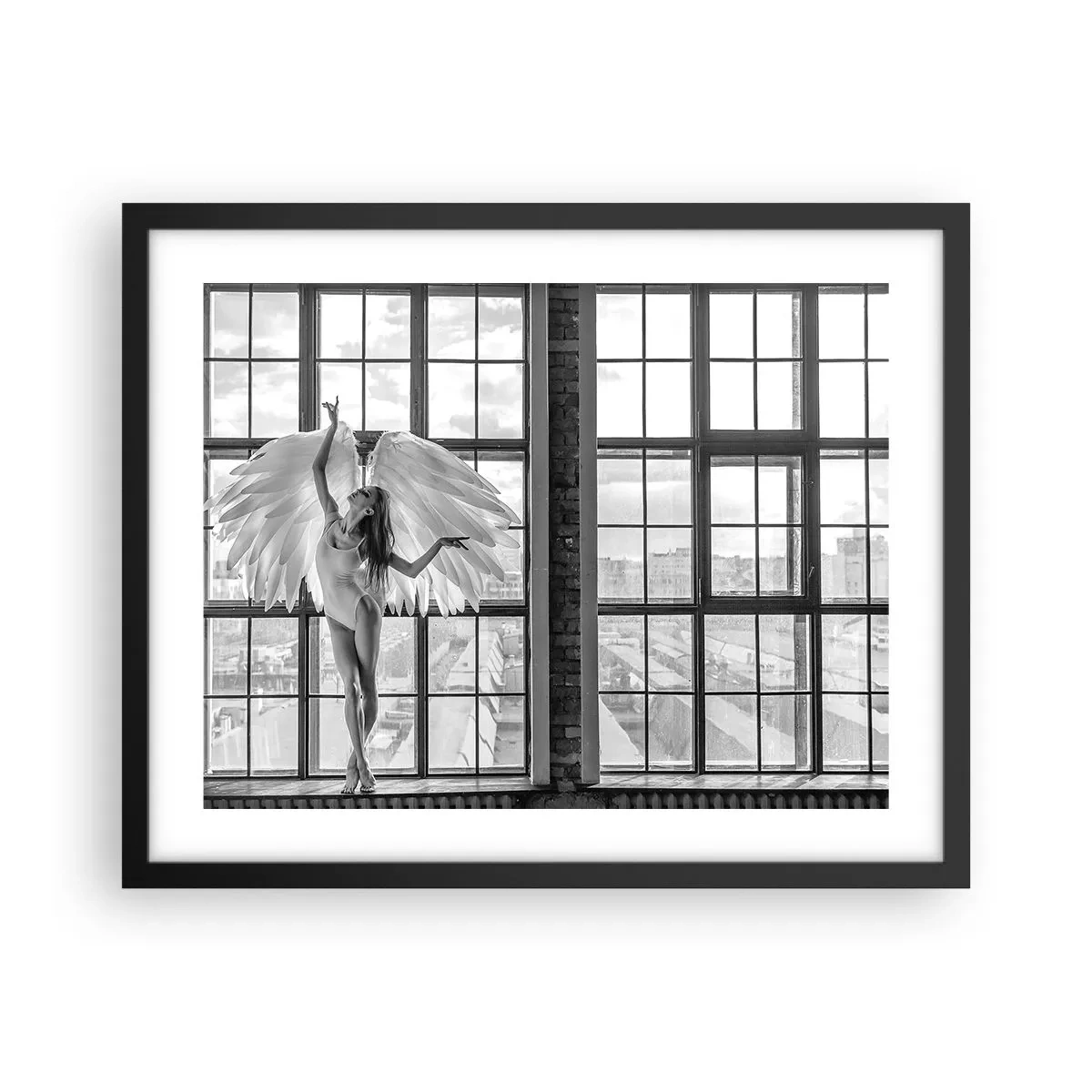 Poster in black frame - City of Angels? - 50x40 cm