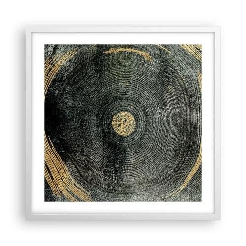 Poster in white frmae - Change and Persistance - 50x50 cm