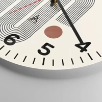 Clock face with numbers