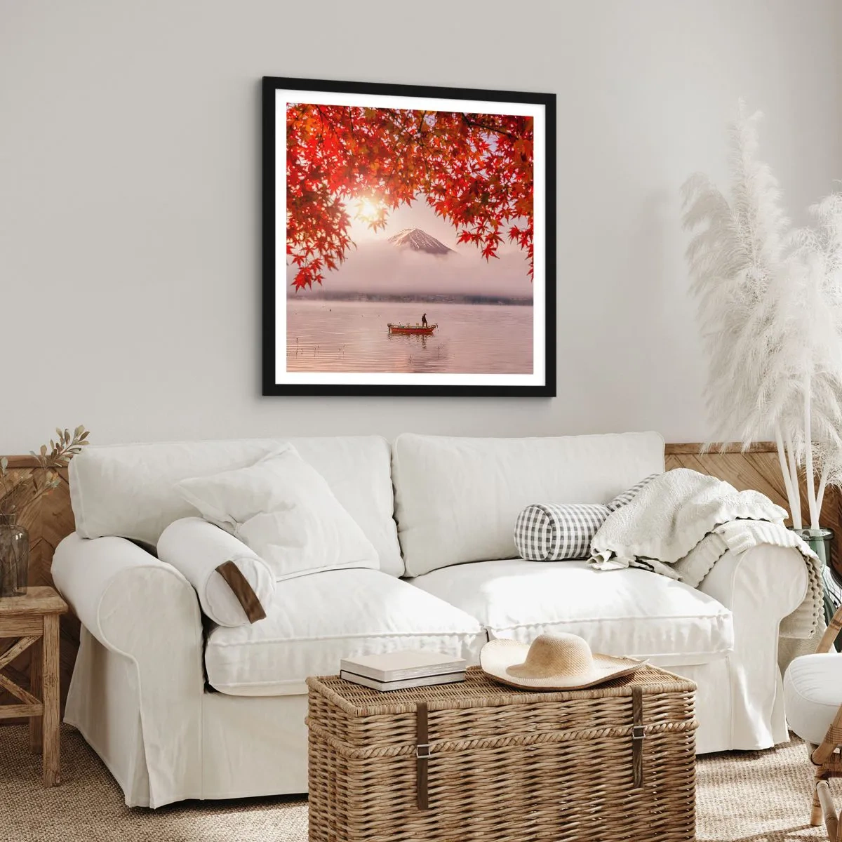 Poster in black frame - In Japanese Style - 60x60 cm