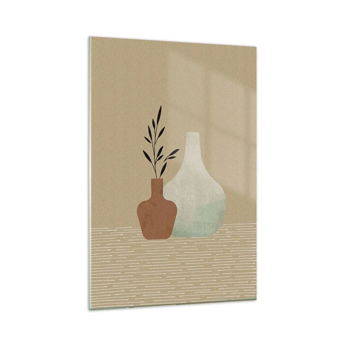 Glass picture - Vase and Idea of It - 80x120 cm