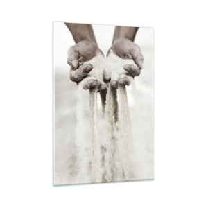 Glass picture - With These Bare Hands - 80x120 cm