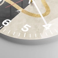 Clock face with numbers