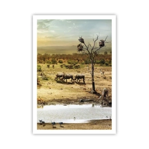 Poster - There Is a River that Flows from Eden - 70x100 cm