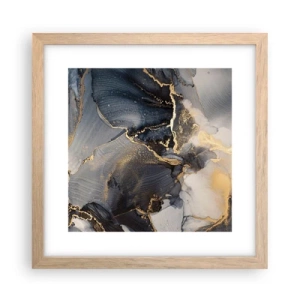 Poster in light oak frame - Life of a Stone - 30x30 cm