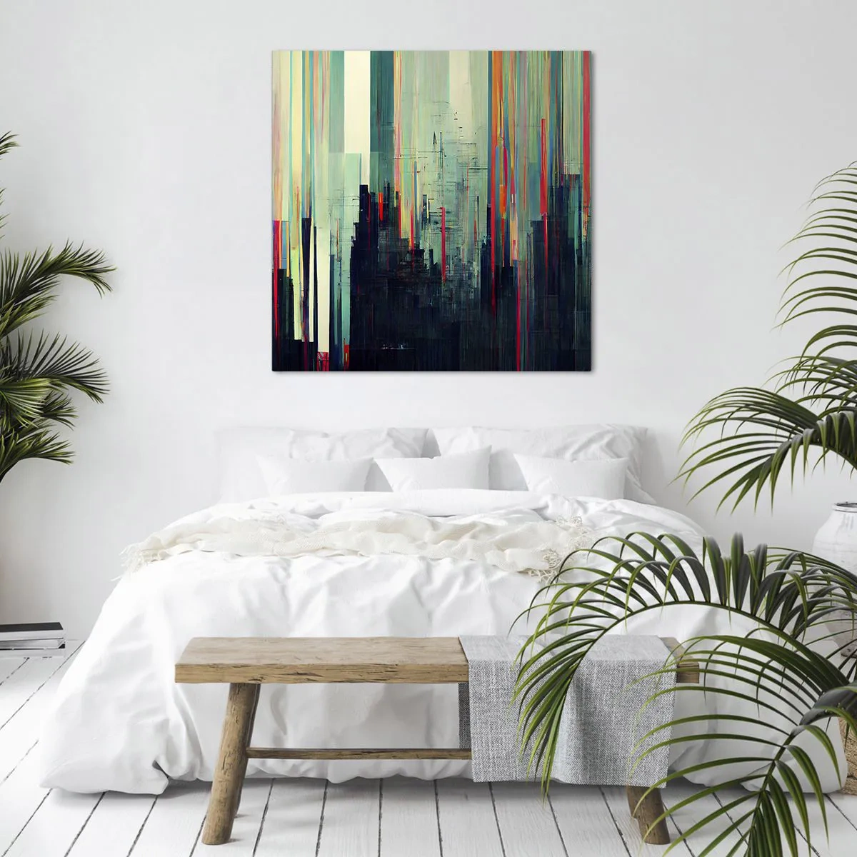 Canvas picture - Futuristic City - 50x50 cm