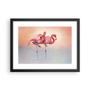 Poster in black frame - In the Colour Of Sunset - 40x30 cm