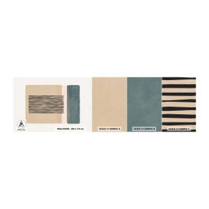 Photo Wallpaper Sample Standard Eco - All in Order - Abstraction, Graphics, Minimalism - 100x30 cm