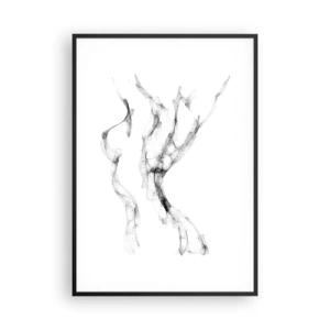 Poster in black frame - Beautiful and Strong - 70x100 cm