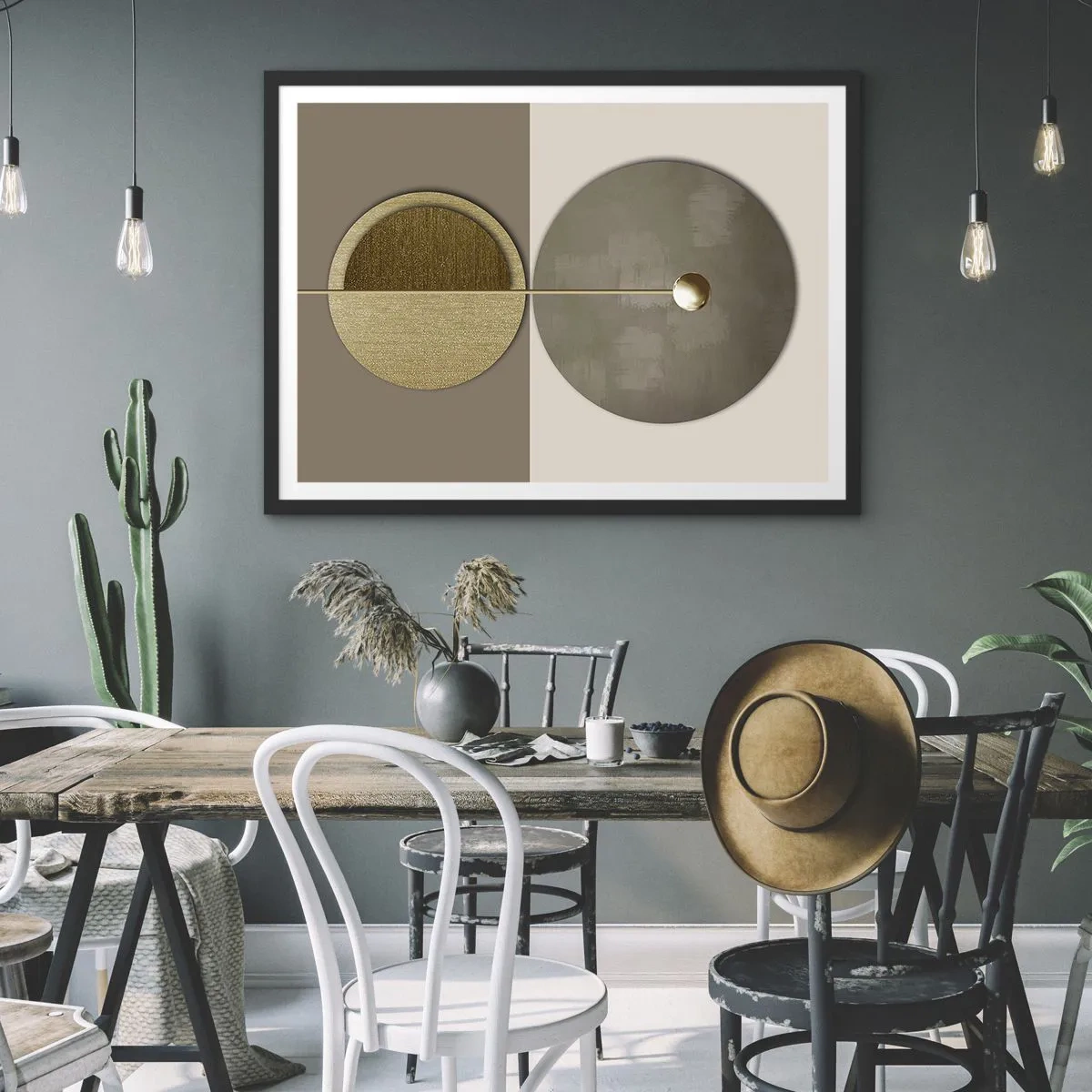 Poster in black frame - Perfect Balance - 40x30 cm