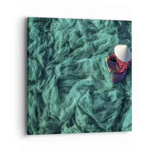 Canvas picture - In the Sea of Nets - 40x40 cm
