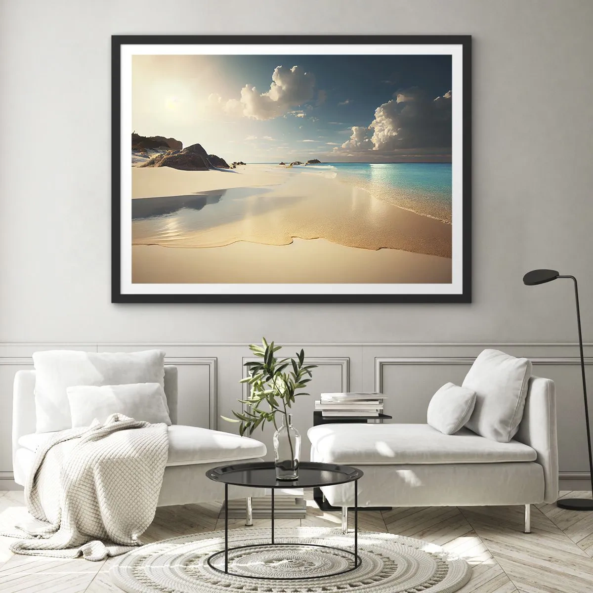Poster in black frame - Dream Day - 100x70 cm