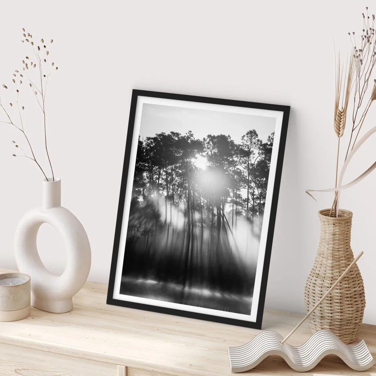 Poster in black frame - Unstoppable Sun - 61x91 cm