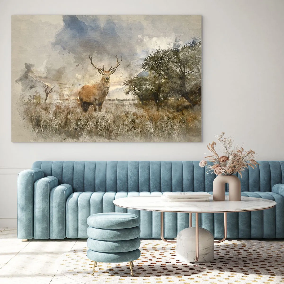 Glass picture - Dignity - Strength - Majesty - 100x70 cm