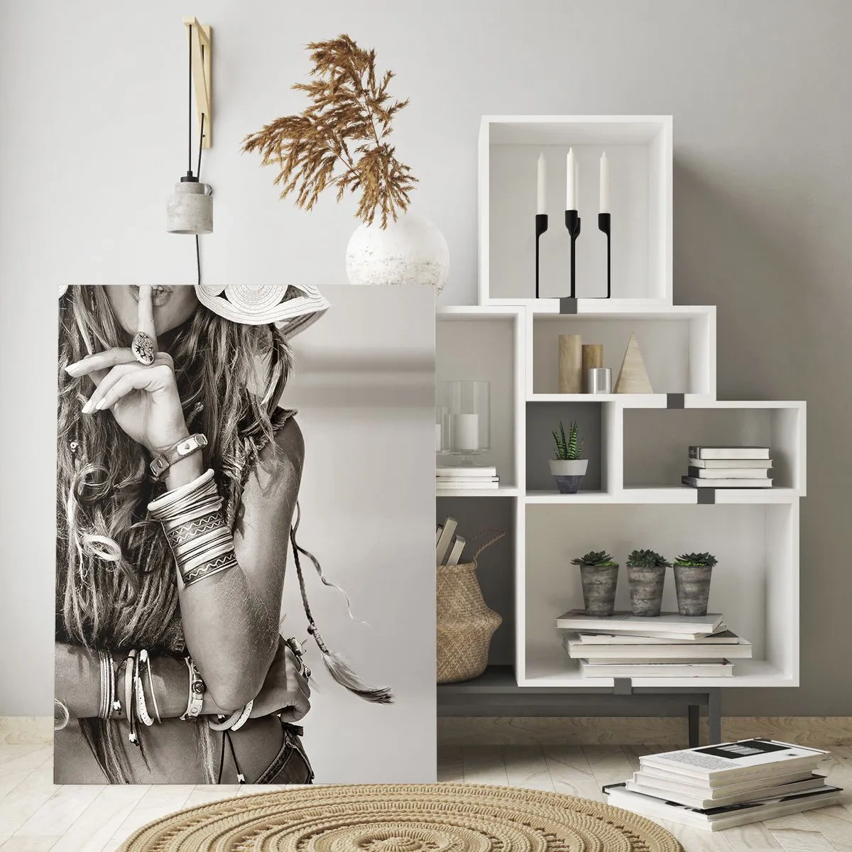 Glass picture - Like a Girl - 80x120 cm