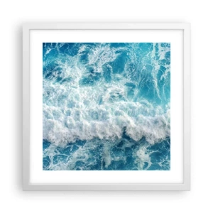 Poster in white frmae - Jouful and Loud - 40x40 cm