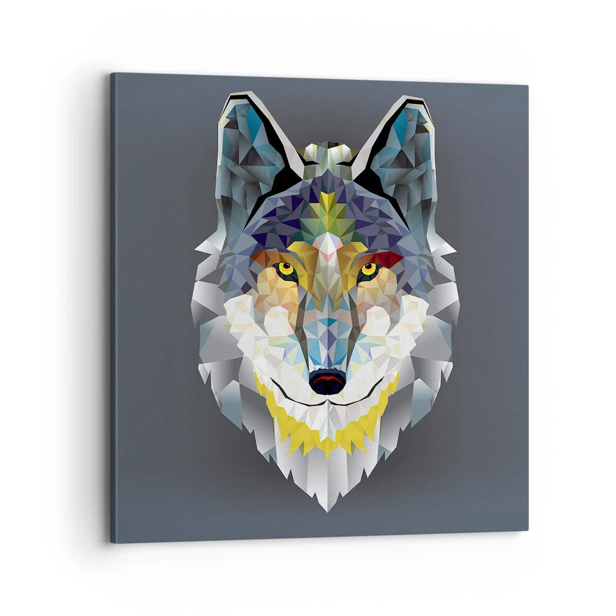 Canvas picture - Speaking of the Wolf - 70x70 cm