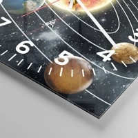 Clock face with numbers