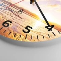 Clock face with numbers