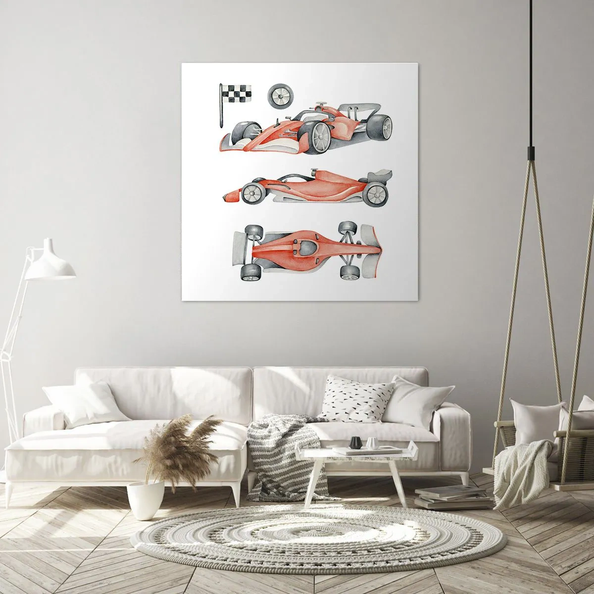 Canvas picture - Race for the Dreams - 60x60 cm